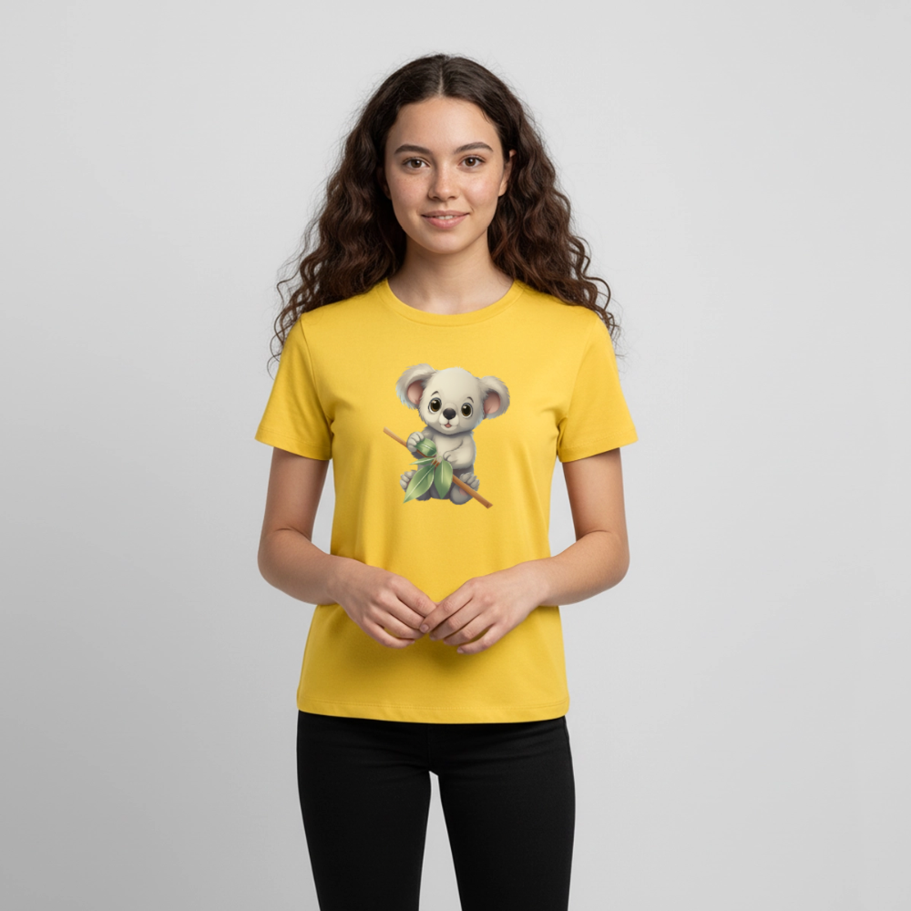 Koala - Wasserfarbe - Teenager Premium T-Shirt - Gelb