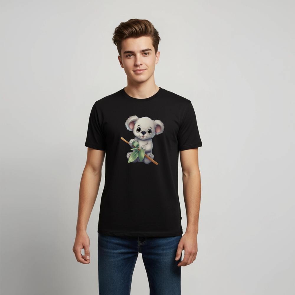 Koala - Wasserfarbe - Teenager Premium T-Shirt - Schwarz