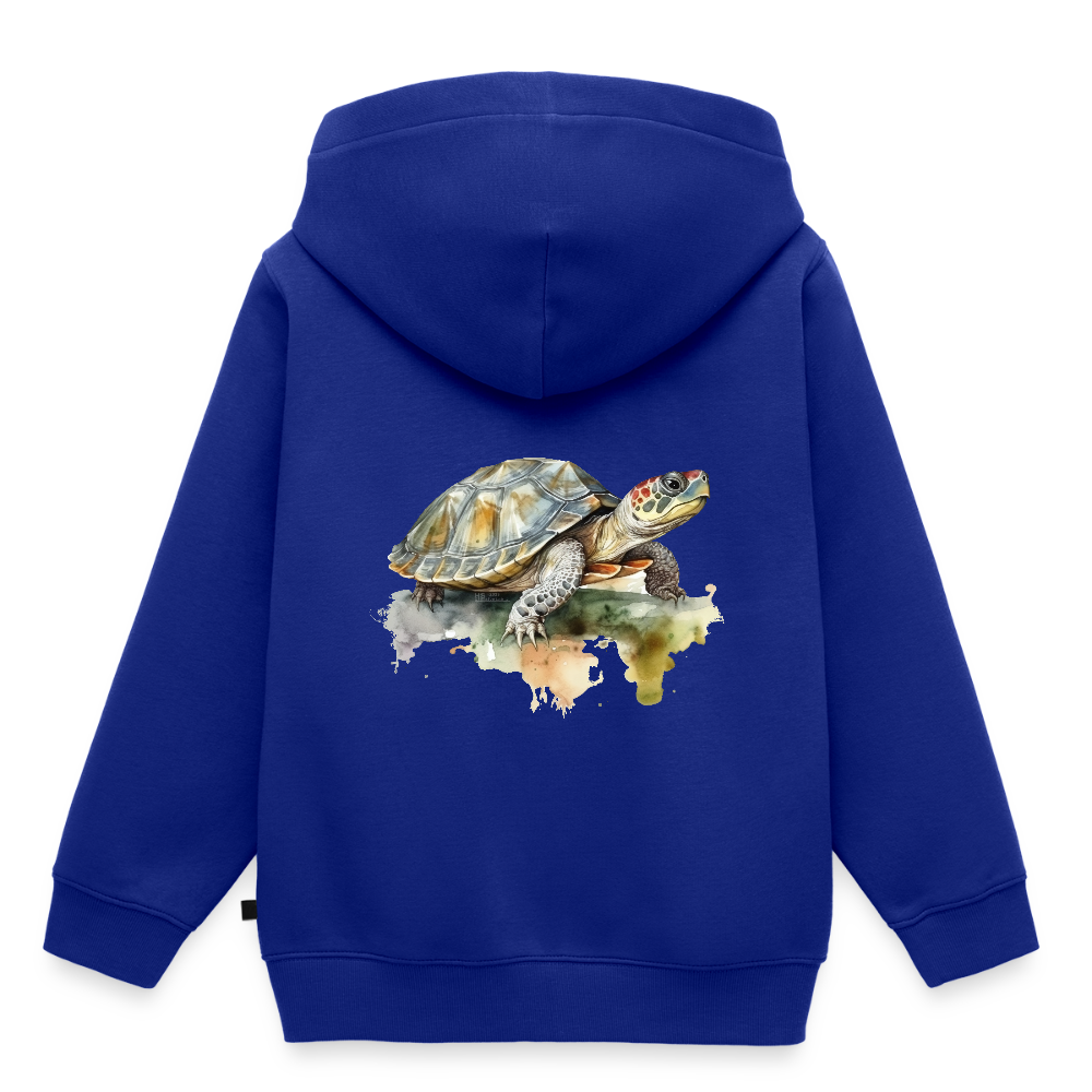 Schildkröte - Wasserfarben - Kinder / Teenager Premium Hoodie - Royalblau