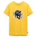 Schwarzer Panter - Wasserfarbe - Teenager Premium T-Shirt - Gelb