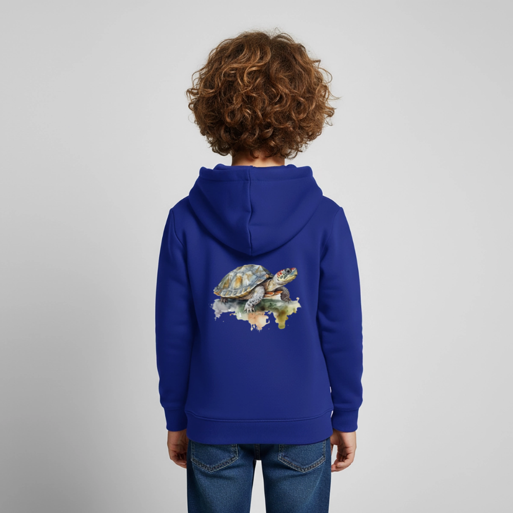 Schildkröte - Wasserfarben - Kinder / Teenager Premium Hoodie - Royalblau