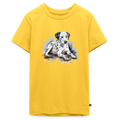 Dalmatiner - Wasserfarbe - Teenager Premium T-Shirt - Gelb