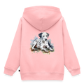 Dalmatiner - Wasserfarben - Kinder / Teenager Premium Hoodie - Rosa