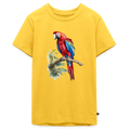 Papagei - Wasserfarbe - Teenager Premium T-Shirt - Gelb