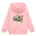 Schildkröte - Wasserfarben - Kinder / Teenager Premium Hoodie - Rosa