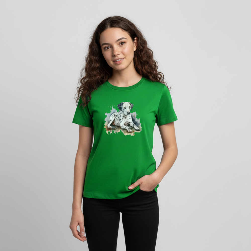 Dalmatiner - Wasserfarbe - Teenager Premium T-Shirt - Grün