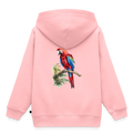 Papagei - Wasserfarben - Kinder / Teenager Premium Hoodie - Rosa