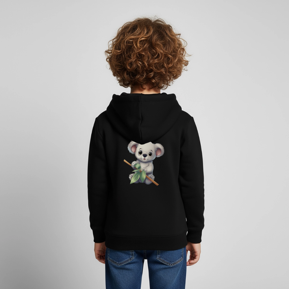 Koala - Wasserfarben - Kinder / Teenager Premium Hoodie - Schwarz