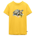 Schildkröte - Wasserfarbe - Teenager Premium T-Shirt - Gelb