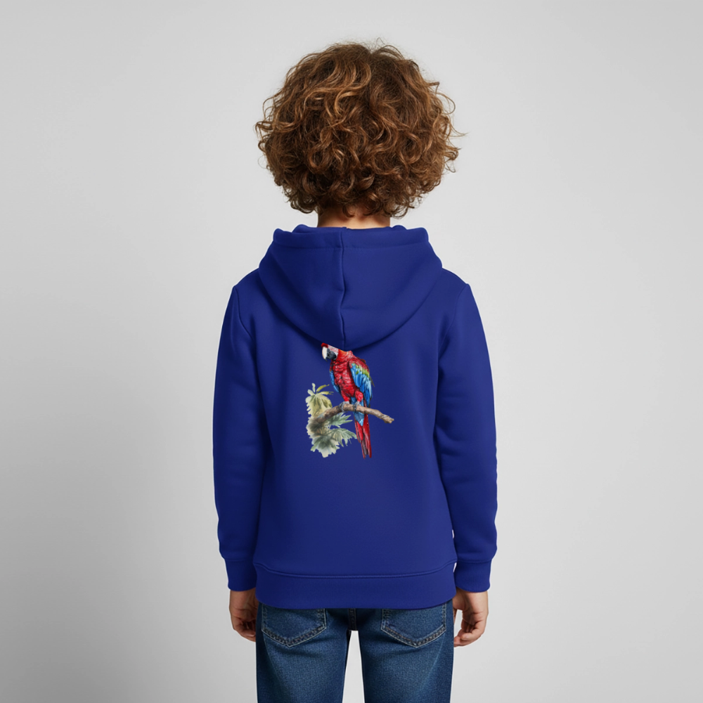 Papagei - Wasserfarben - Kinder / Teenager Premium Hoodie - Royalblau