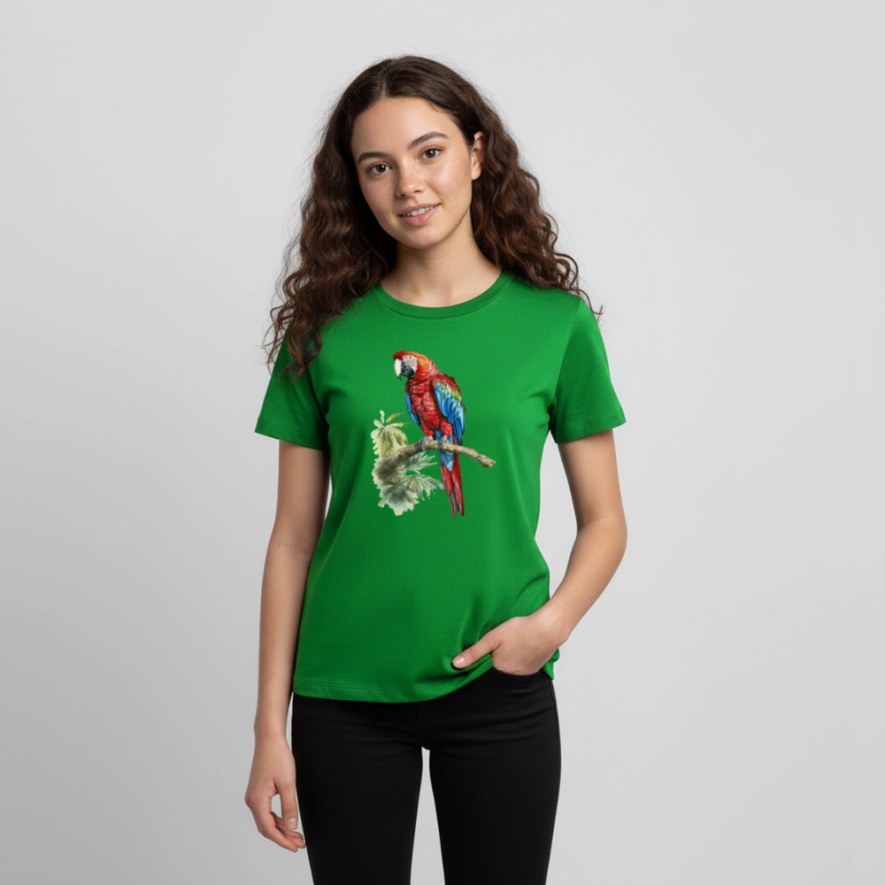 Papagei - Wasserfarbe - Teenager Premium T-Shirt - Grün