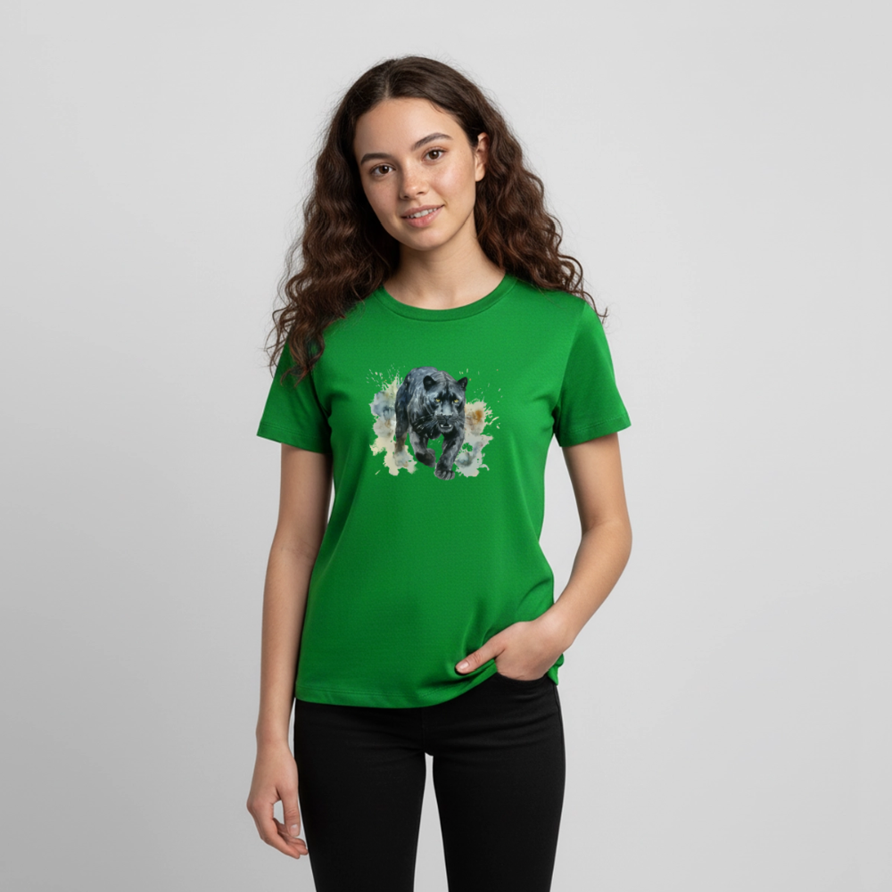 Schwarzer Panter - Wasserfarbe - Teenager Premium T-Shirt - Grün