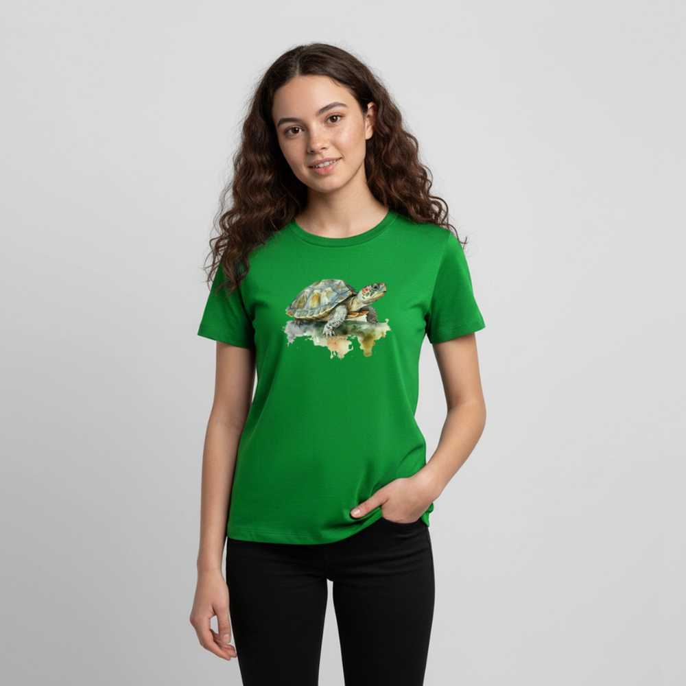 Schildkröte - Wasserfarbe - Teenager Premium T-Shirt - Grün