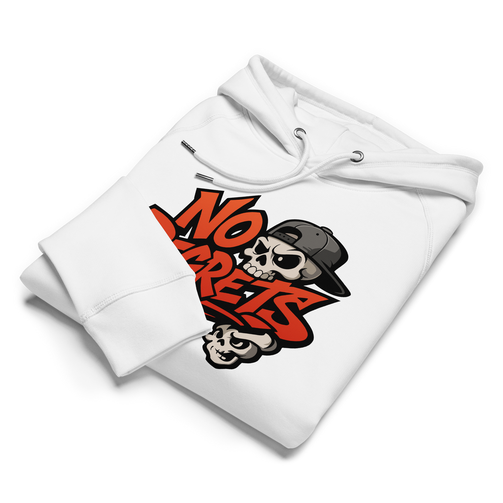 No Regrets - Unisex Bio-Hoodie mit Seitentaschen